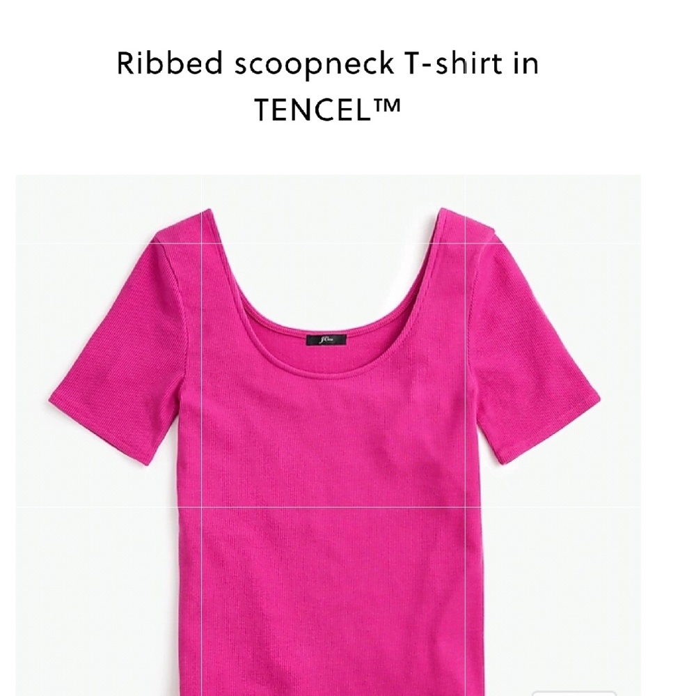 JCrew Scoop Neck Tee